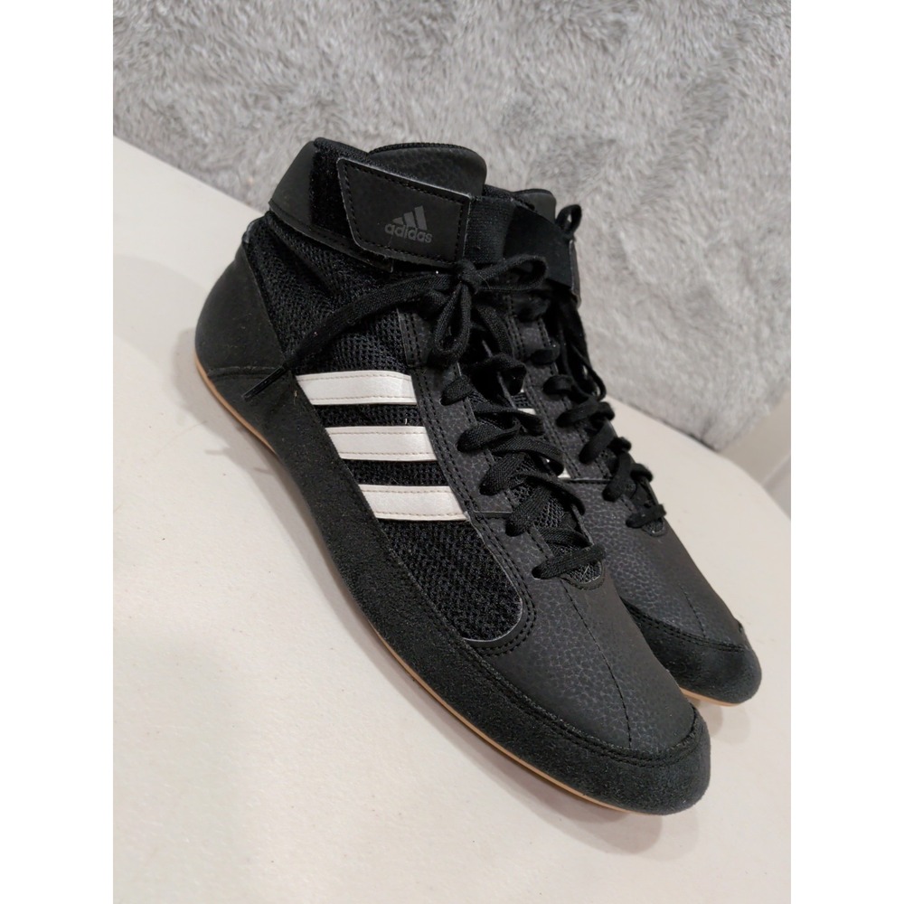 Adidas Havoc Wrestling Shoes Boxing Shoes Combat Sport Shoes Black AQ3325 Sz 9